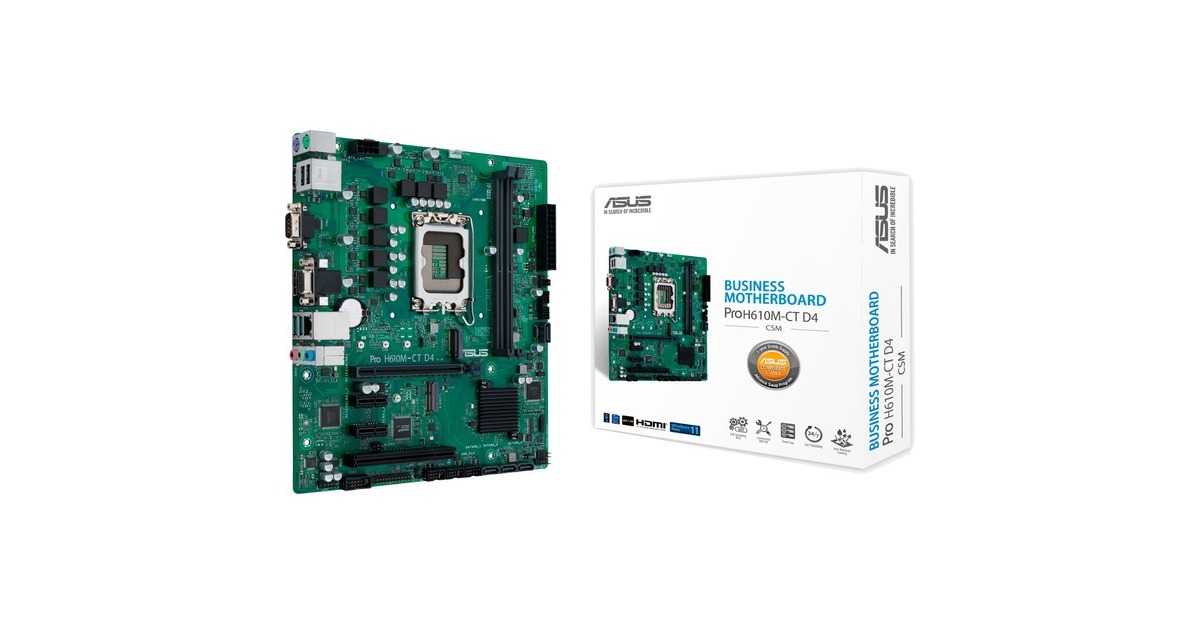 ASUS PRO H610M-CT D4-CSM, Mainboard