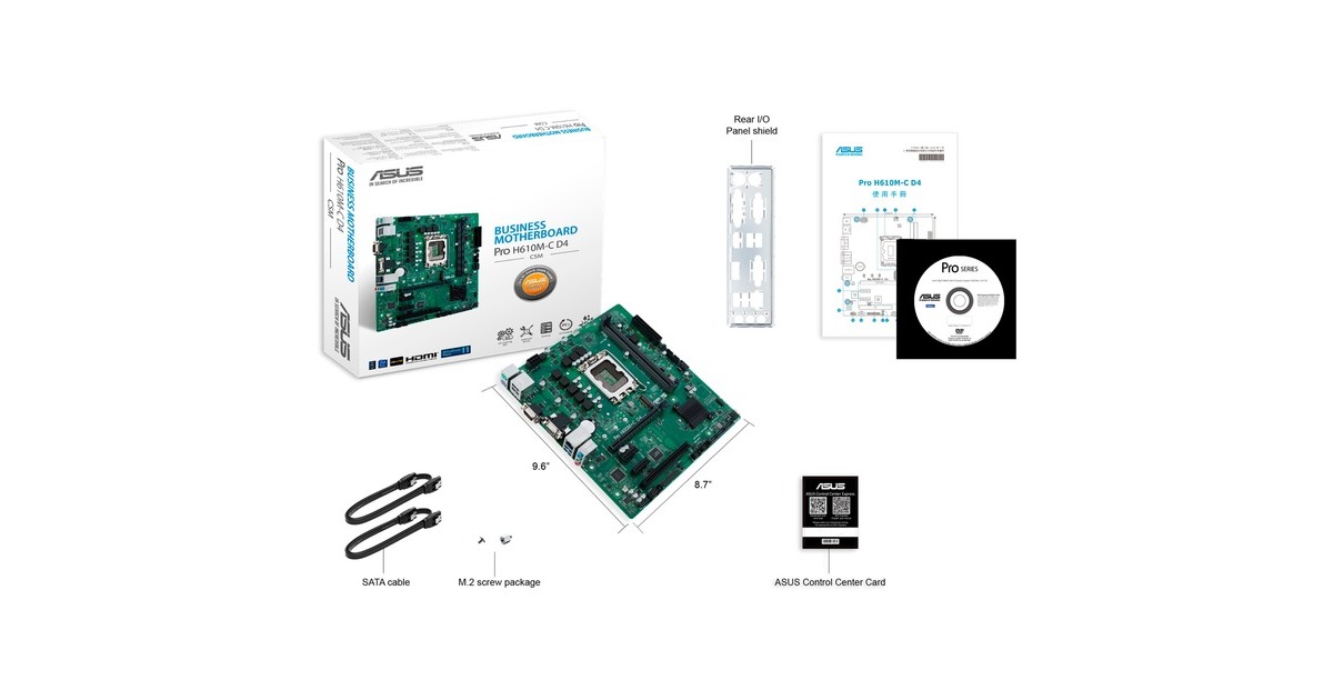 ASUS PRO H610M-C D4-CSM, Mainboard