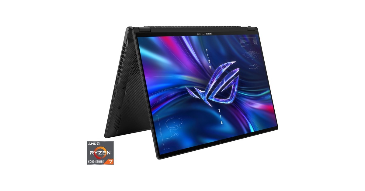 ASUS ROG Flow X16 (2022) (GV601RM-M5115W), Gaming-Notebook(grau, Windows 11 Home 64-Bit, 40.6 cm (16 Zoll) & 165 Hz Display, 1 TB SSD, Outlet)