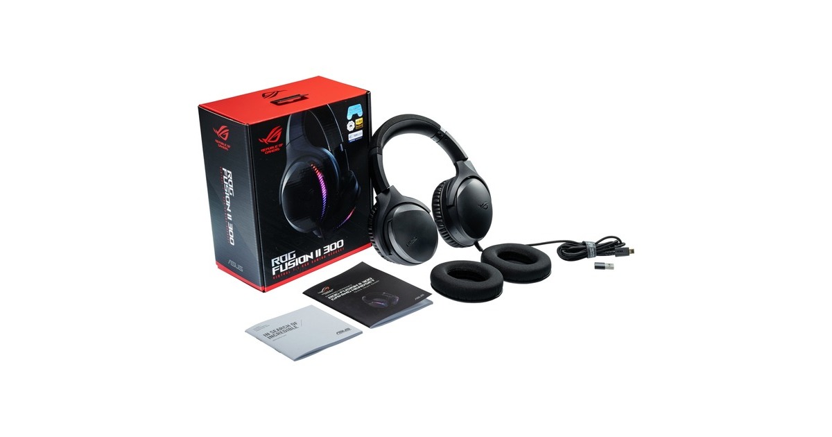 ASUS ROG Fusion II 300, Gaming-Headset(schwarz, USB-C, USB-A)