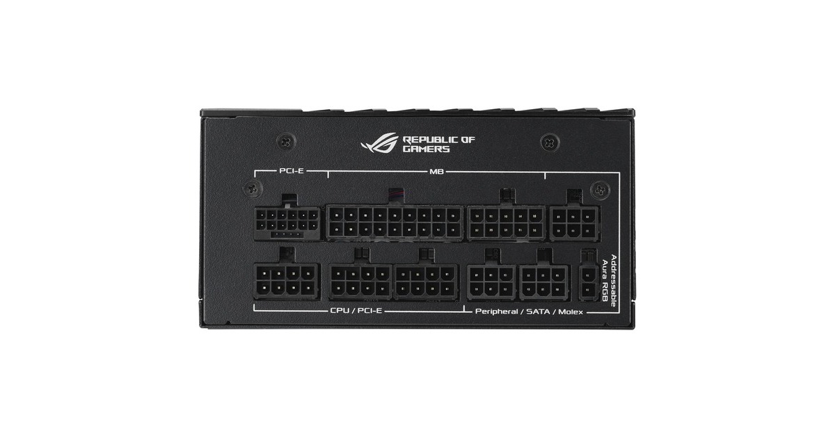ASUS ROG Loki 1000W Platinum, PC-Netzteil(schwarz, 4x PCIe, Kabel-Management, 1000 Watt)