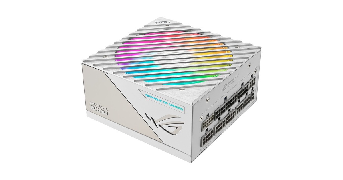 ASUS ROG Loki SFX-L 850W Platinum, PC-Netzteil(weiß, 4x PCIe, Kabel-Management, 850 Watt)