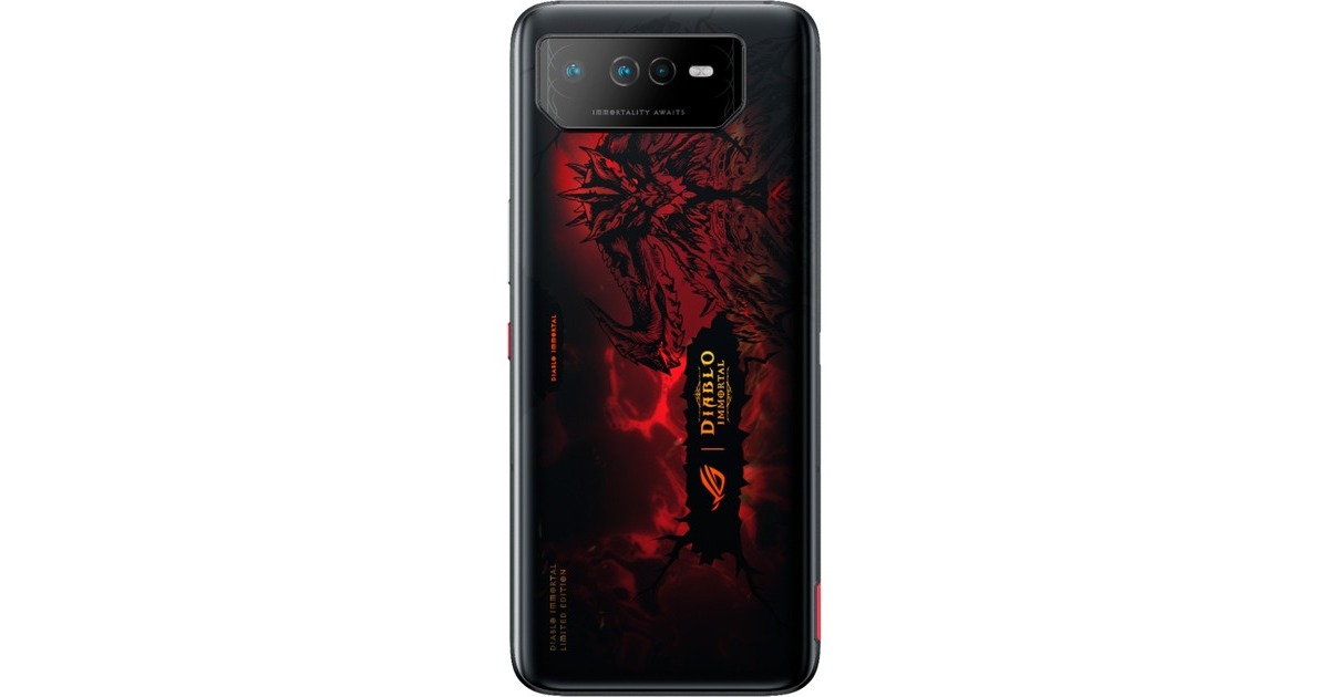 ASUS ROG Phone 6 Diablo Immortal Edition 512GB, Handy(Hellfire Red, Android 12)