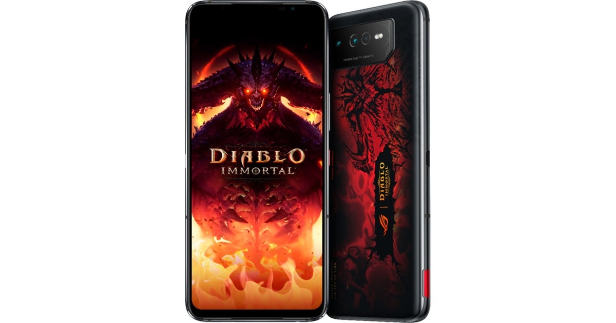 ASUS ROG Phone 6 Diablo Immortal Edition 512GB, Handy(Hellfire Red, Android 12)