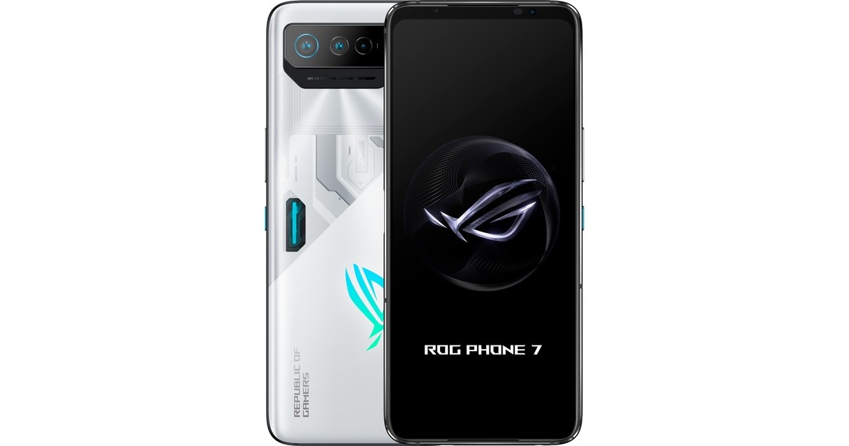 ASUS ROG Phone 7 256GB, Handy(Storm White, Android 13, 12 GB LPDDR5X)