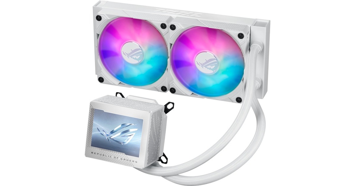 ASUS ROG RYUJIN III 240 ARGB White Edition, Wasserkühlung(weiß)