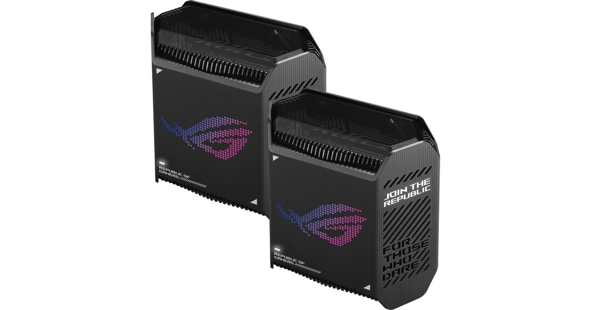 ASUS ROG Rapture GT6 AiMesh 2er, Router(schwarz)