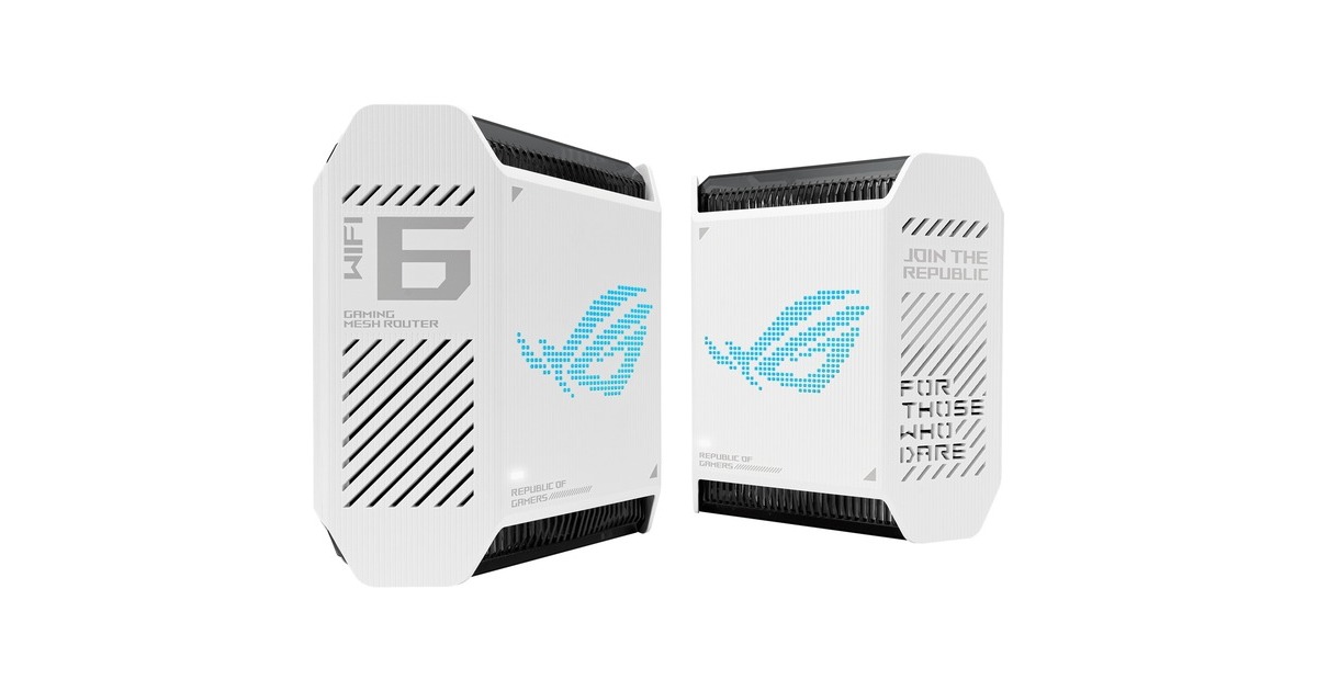 ASUS ROG Rapture GT6 AiMesh 2er, Router(weiß)