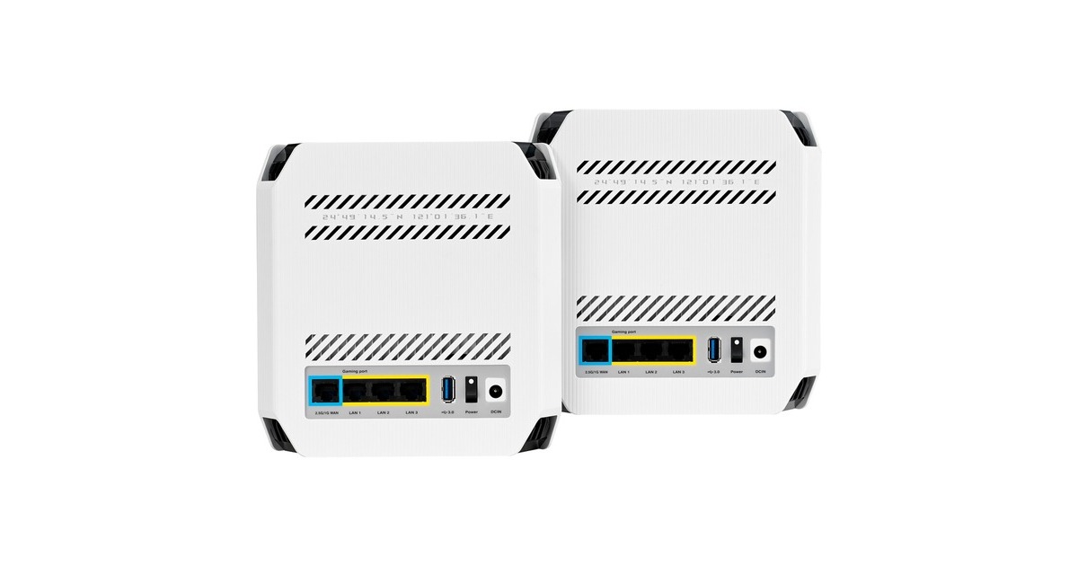 ASUS ROG Rapture GT6 AiMesh 2er, Router(weiß)
