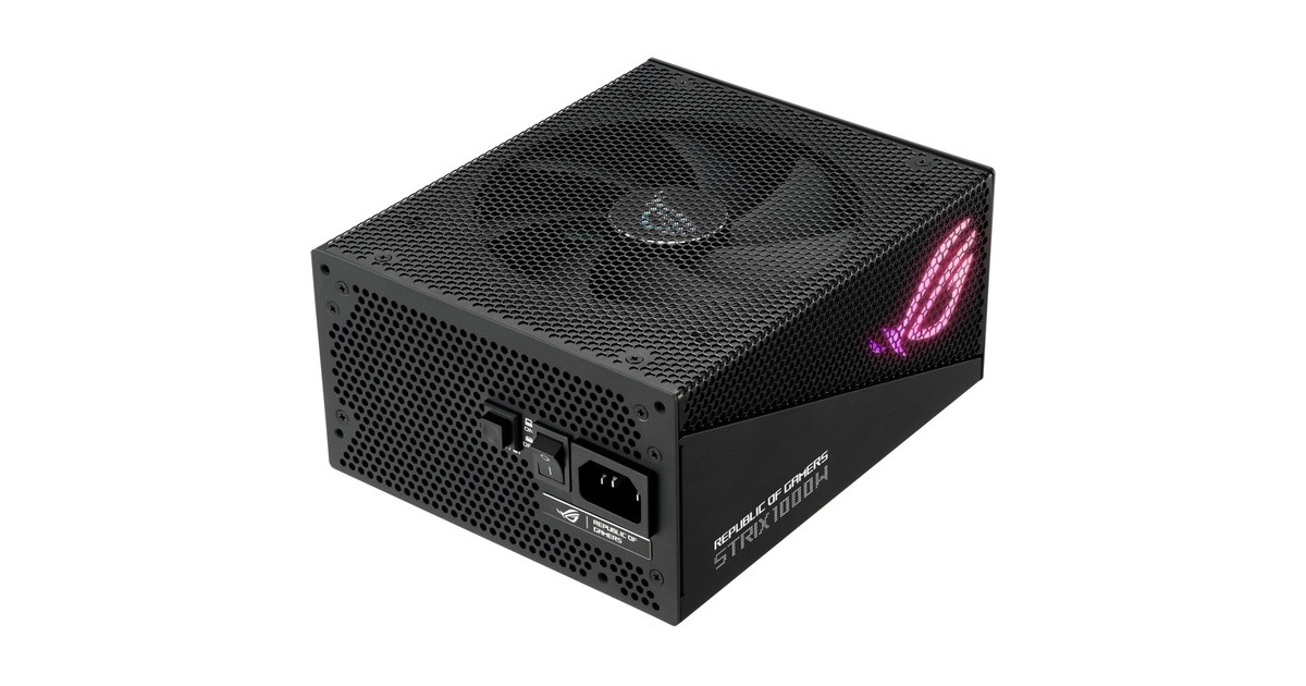ASUS ROG STRIX 1000W Gold Aura Edition, PC-Netzteil(schwarz, 5x PCIe, Kabel-Management, 1000 Watt)