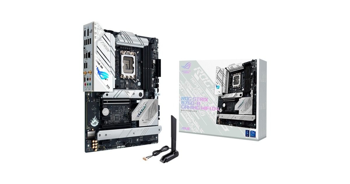 ASUS ROG STRIX B760-A GAMING WIFI D4, Mainboard(dunkelgrau/silber)