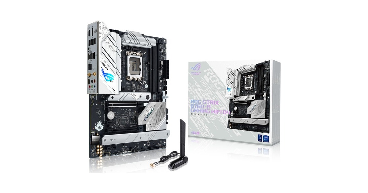 ASUS ROG STRIX B760-A GAMING WIFI D4, Mainboard(dunkelgrau/silber)