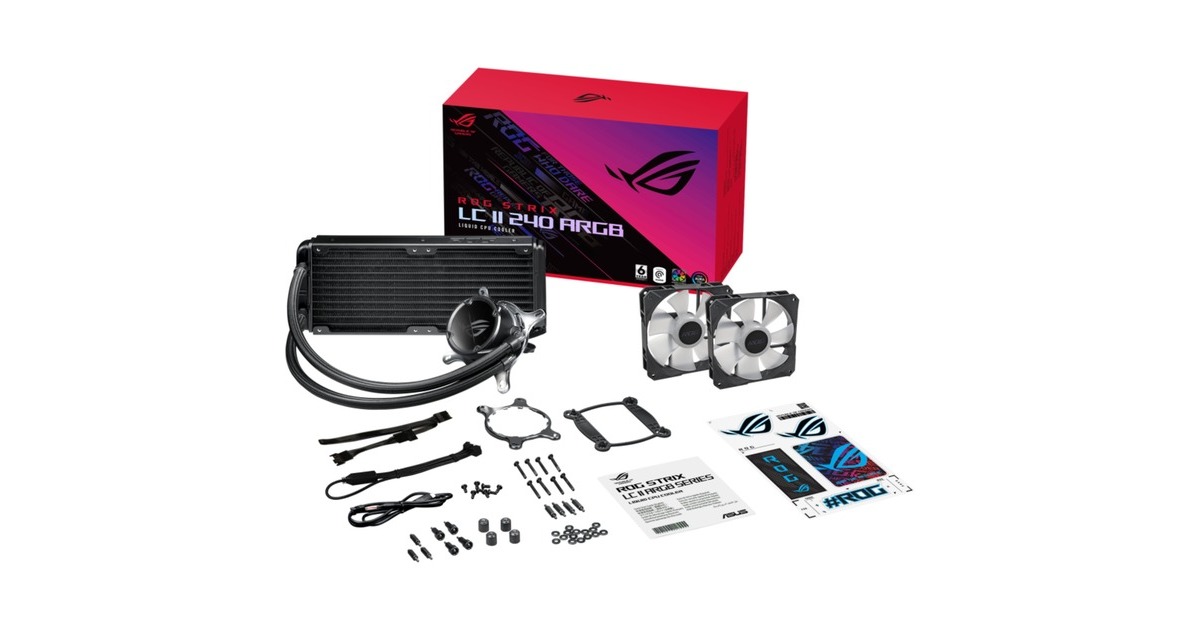 ASUS ROG STRIX LC II 240 ARGB 240mm, Wasserkühlung(schwarz/weiß)