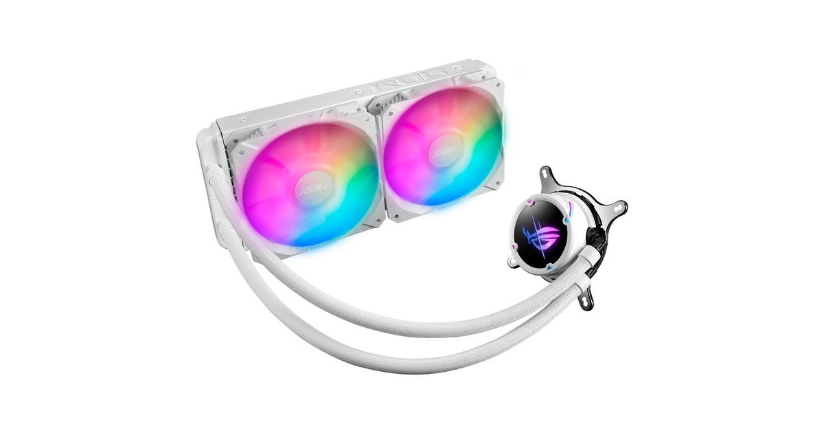 ASUS ROG STRIX LC II 240 ARGB White Edition, Wasserkühlung(weiß)