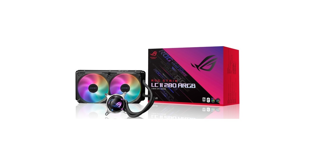 ASUS ROG STRIX LC II 280 ARGB 280mm, Wasserkühlung(schwarz)