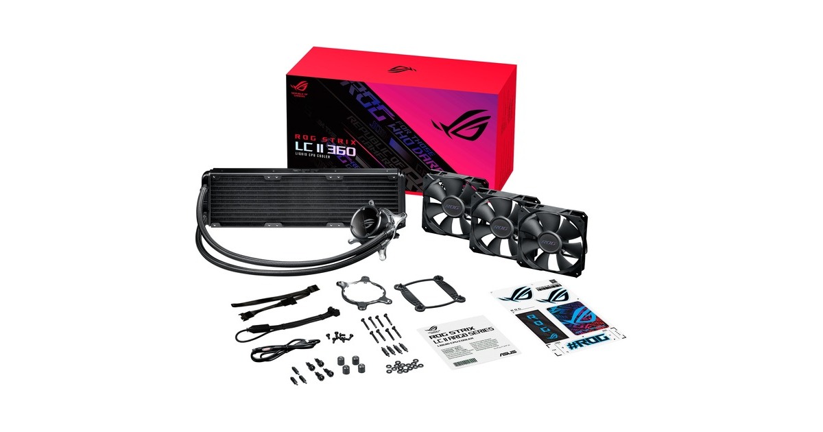 ASUS ROG STRIX LC II 360mm, Wasserkühlung(schwarz)