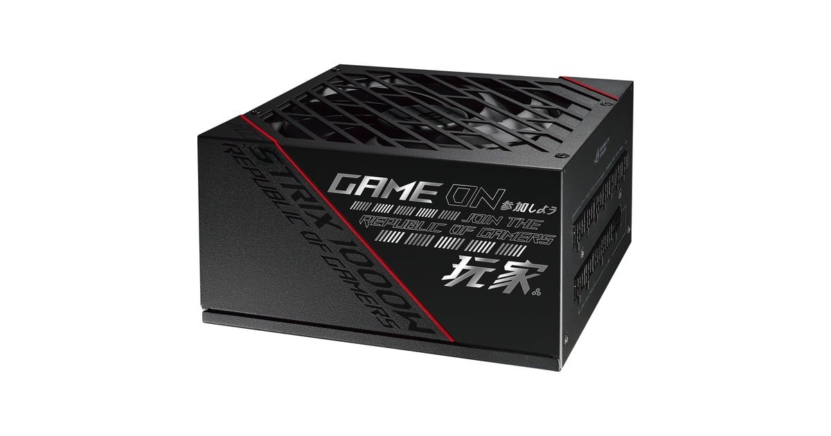 ASUS ROG-Strix-1000G 1000W, PC-Netzteil(schwarz, 6x PCIe, Kabel-Management, 1000 Watt, Outlet)