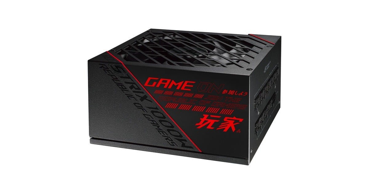 ASUS ROG-Strix-1000G 1000W, PC-Netzteil(schwarz, 6x PCIe, Kabel-Management, 1000 Watt, Outlet)