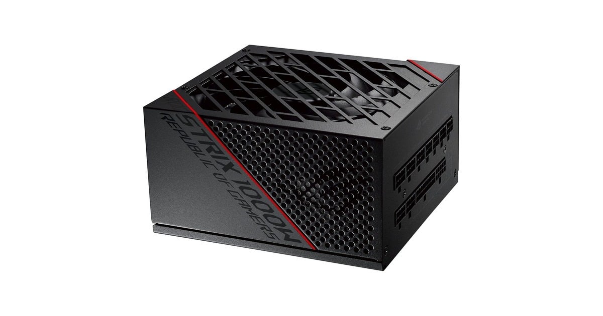 ASUS ROG-Strix-1000G 1000W, PC-Netzteil(schwarz, 6x PCIe, Kabel-Management, 1000 Watt, Outlet)