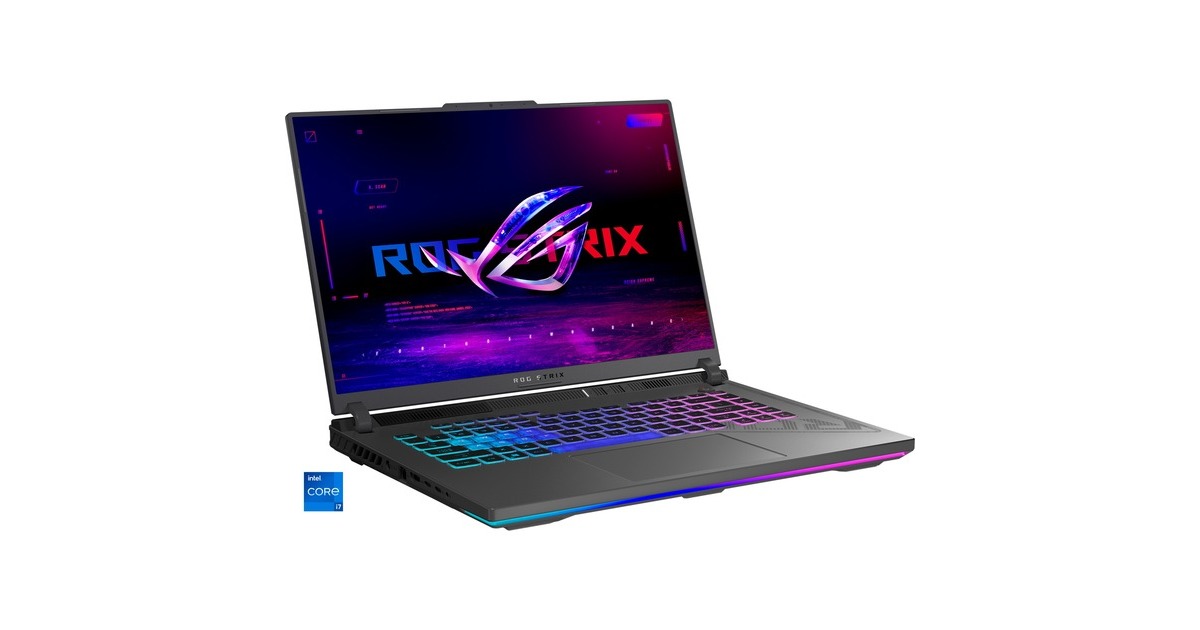 ASUS ROG Strix G16 (G614JU-N3111W), Gaming-Notebook(schwarz/grün, Windows 11 Home 64-Bit, 40.6 cm (16 Zoll) & 165 Hz Display, 1 TB SSD)