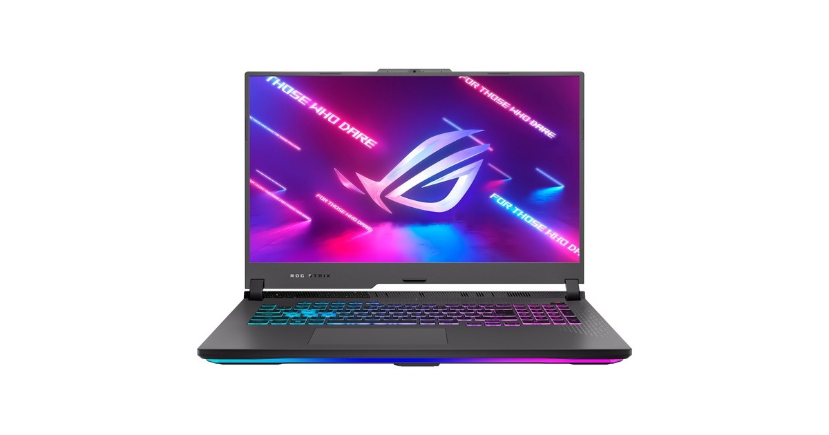 ASUS ROG Strix G17 (2023) (G713PI-LL044), Gaming-Notebook(grau, ohne Betriebssystem, 43.9 cm (17.3 Zoll) & 240 Hz Display, 1 TB SSD)