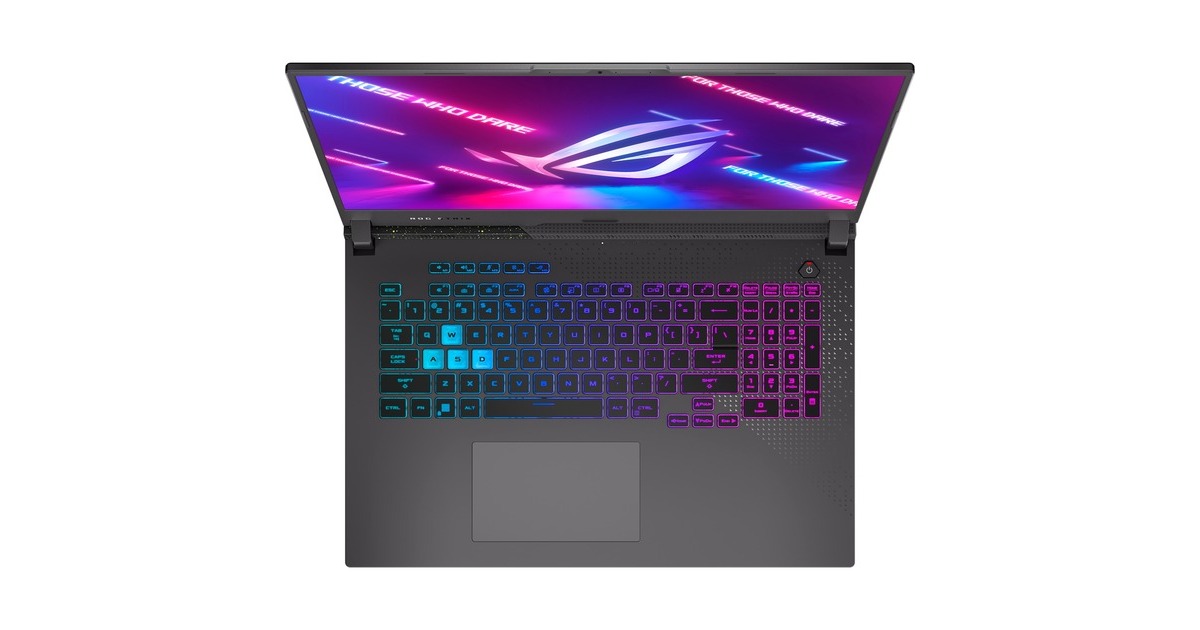 ASUS ROG Strix G17 (2023) (G713PI-LL044), Gaming-Notebook(grau, ohne Betriebssystem, 43.9 cm (17.3 Zoll) & 240 Hz Display, 1 TB SSD)