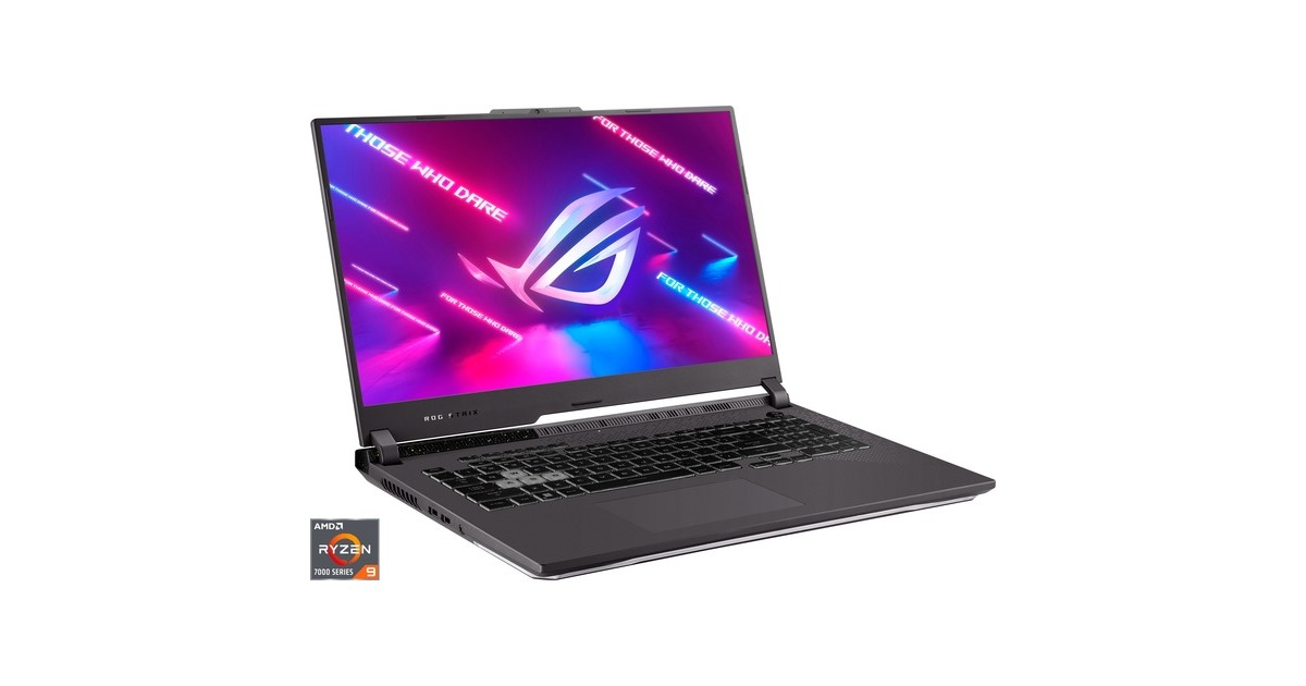 ASUS ROG Strix G17 (2023) (G713PV-LL107W), Gaming-Notebook(grau, Windows 11 Home 64-Bit, 43.9 cm (17.3 Zoll) & 240 Hz Display, 1 TB SSD)