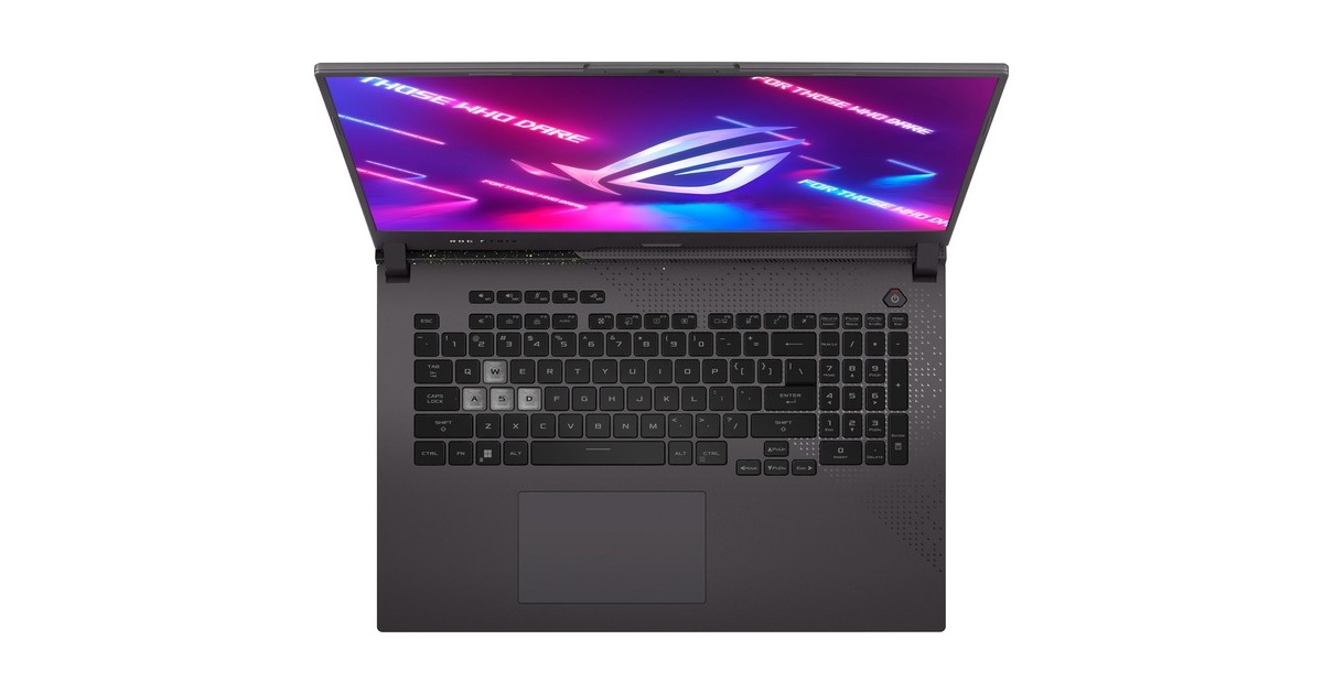 ASUS ROG Strix G17 (2023) (G713PV-LL107W), Gaming-Notebook(grau, Windows 11 Home 64-Bit, 43.9 cm (17.3 Zoll) & 240 Hz Display, 1 TB SSD)