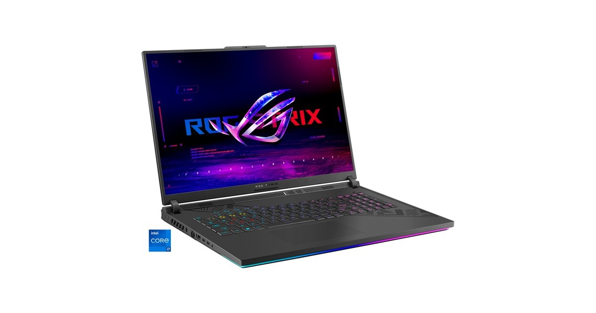 ASUS ROG Strix G18 (G814JI-N6163), Gaming-Notebook(grau, ohne Betriebsystem, 45.7 cm (18 Zoll) & 240 Hz Display, 1 TB SSD)