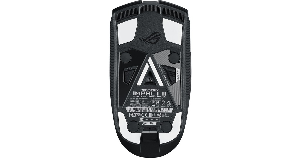 ASUS ROG Strix Impact II Wireless, Gaming-Maus(schwarz)
