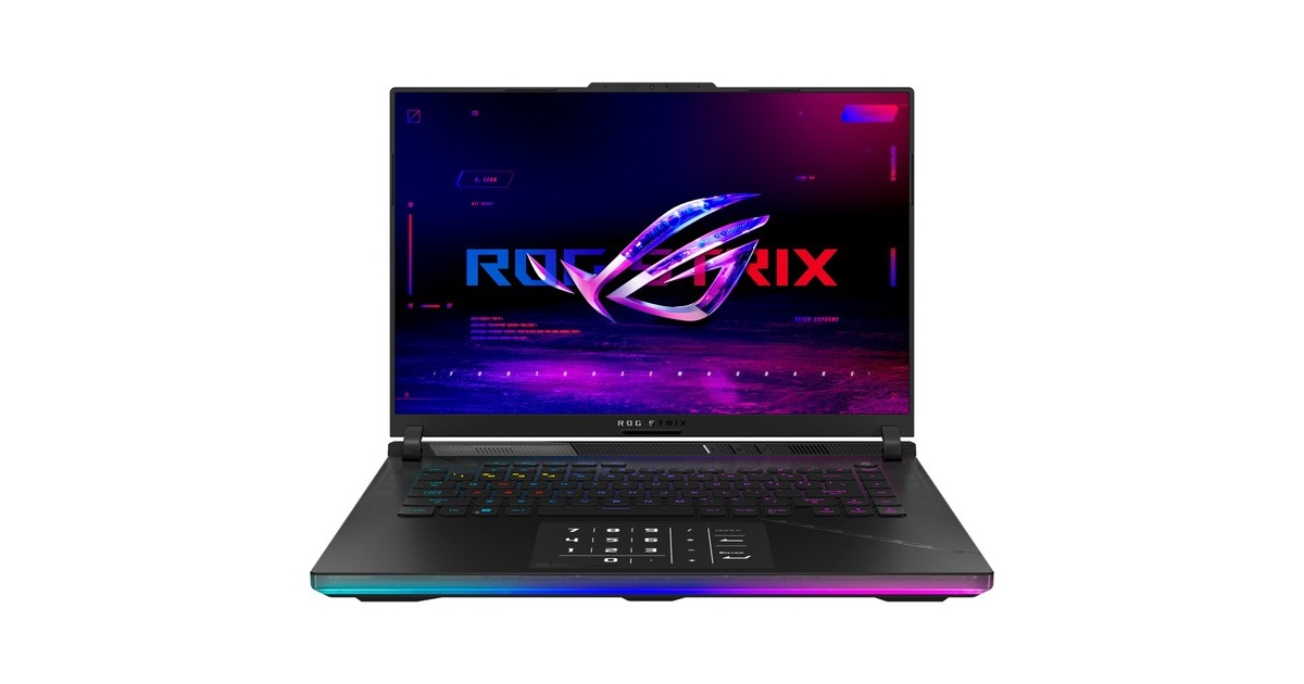 ASUS ROG Strix SCAR 16 (G634JY-NM001W), Gaming-Notebook(schwarz, Windows 11 Home 64-Bit, 40.6 cm (16 Zoll) & 240 Hz Display, 2 TB (1 TB SSD & 1 TB SSD))