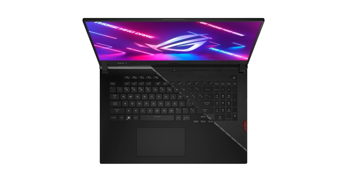 ASUS ROG Strix SCAR 17 (2022) (G733ZW-LL006W), Gaming-Notebook(schwarz, Windows 11 Home 64-Bit, 43.9 cm (17.3 Zoll) & 240 Hz Display, 1 TB SSD)