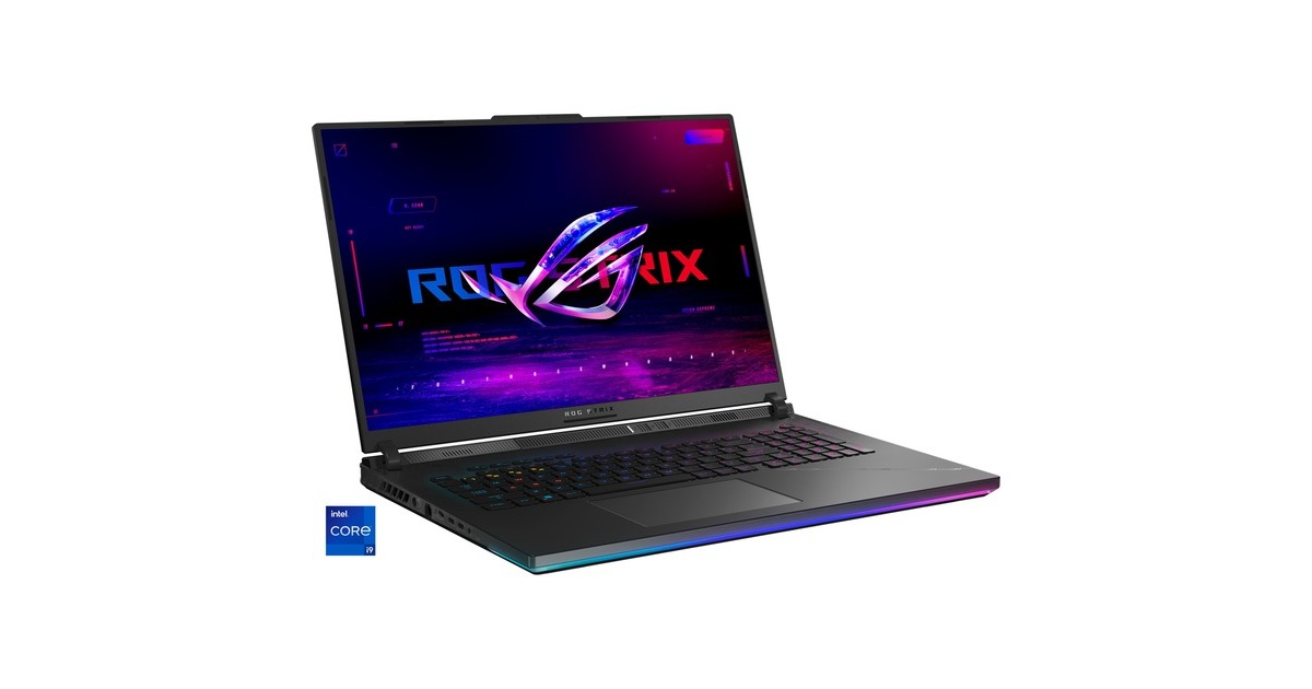 ASUS ROG Strix SCAR 18 (G834JZ-N6028W), Gaming-Notebook(schwarz, Windows 11 Home 64-Bit, 45.7 cm (18 Zoll) & 240 Hz Display, 1 TB SSD)
