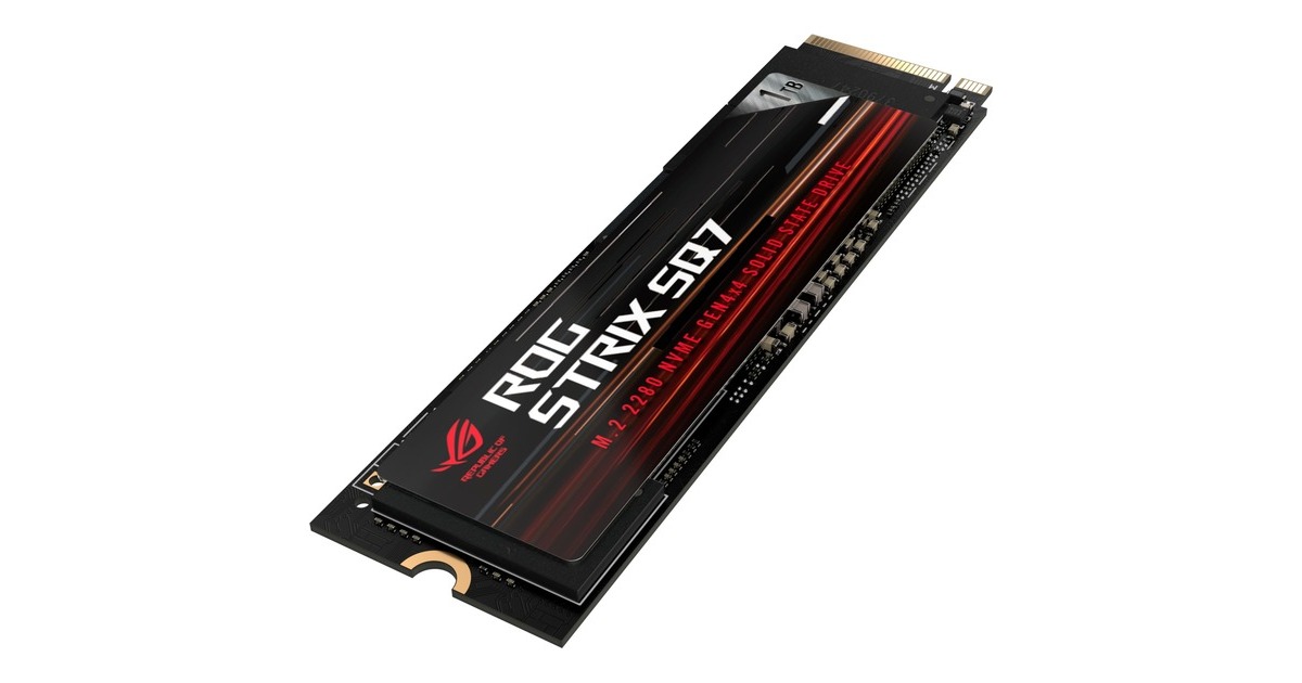 ASUS ROG Strix SQ7 1 TB, SSD(schwarz, PCIe 4.0 x4, NVMe 1.4, M.2 2280)