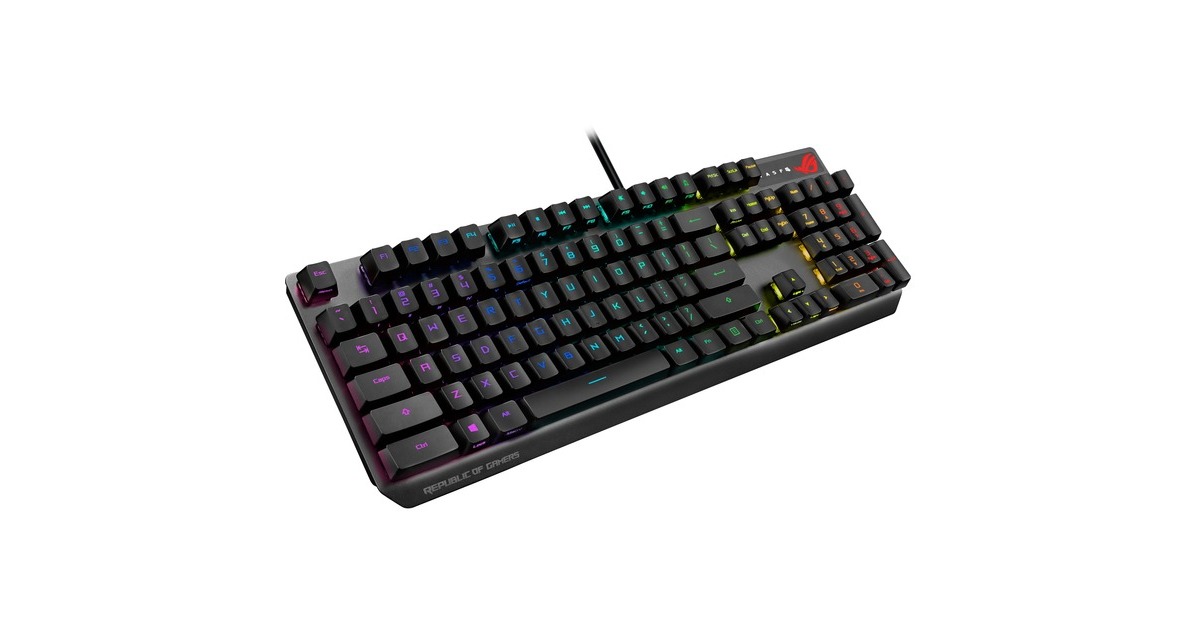 ASUS ROG Strix Scope RX, Gaming-Tastatur(schwarz, DE-Layout) ASUS ROG Strix Scope RX, Gaming-Tastatur(schwarz, DE-Layout)
