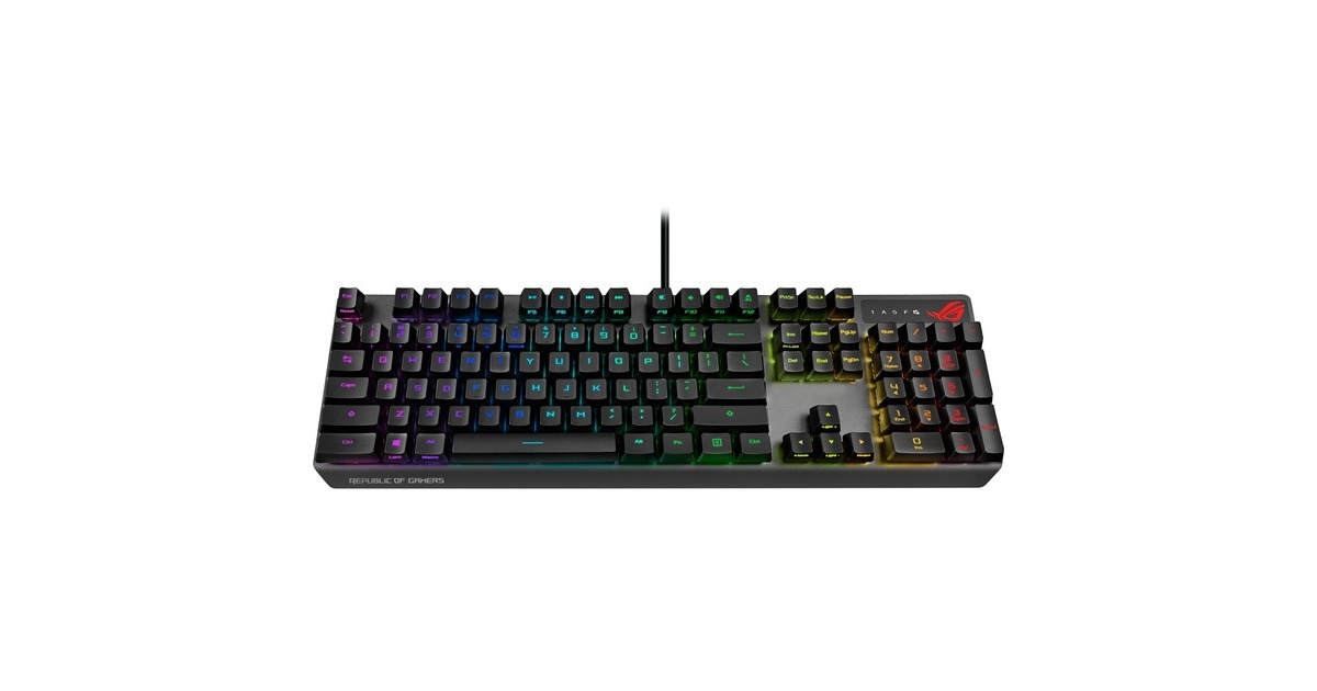 ASUS ROG Strix Scope RX, Gaming-Tastatur(schwarz, DE-Layout)
