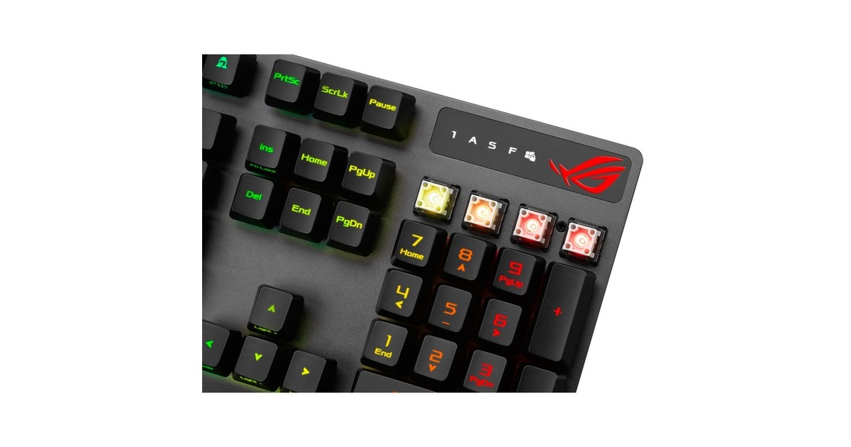ASUS ROG Strix Scope RX, Gaming-Tastatur(schwarz, DE-Layout)