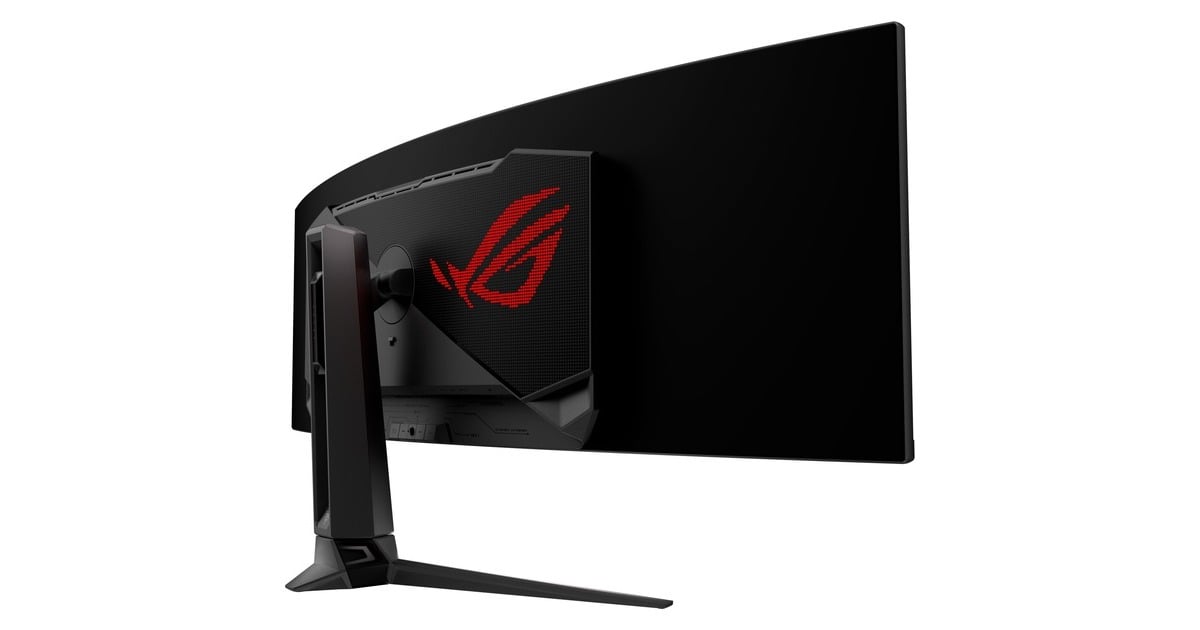 ASUS ROG Swift OLED PG49WCD, Gaming-Monitor(124 cm (49 Zoll), schwarz, DQHD, Curved, USB-C, 144Hz Panel, Outlet)