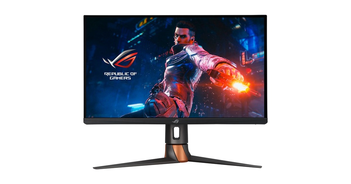 ASUS ROG Swift PG27AQN, Gaming-Monitor(68 cm (27 Zoll), schwarz, QHD, IPS, NVIDIA G-Sync, HDR, 360Hz Panel)