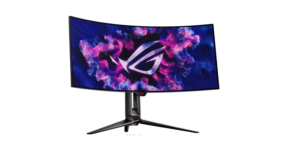ASUS ROG Swift PG34WCDM, Gaming-Monitor(86 cm (34 Zoll), schwarz, WQHD, Curved, USB-C, 240Hz Panel)