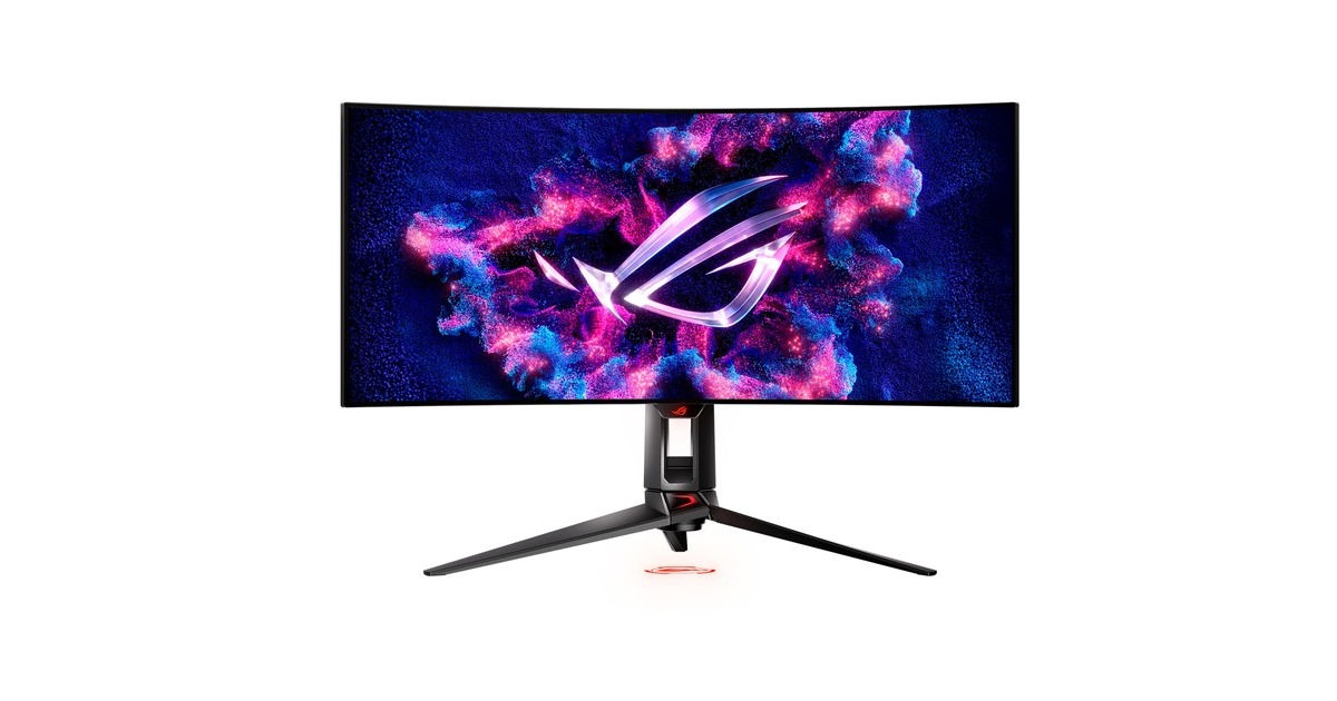ASUS ROG Swift PG34WCDM, Gaming-Monitor(86 cm (34 Zoll), schwarz, WQHD, Curved, USB-C, 240Hz Panel)