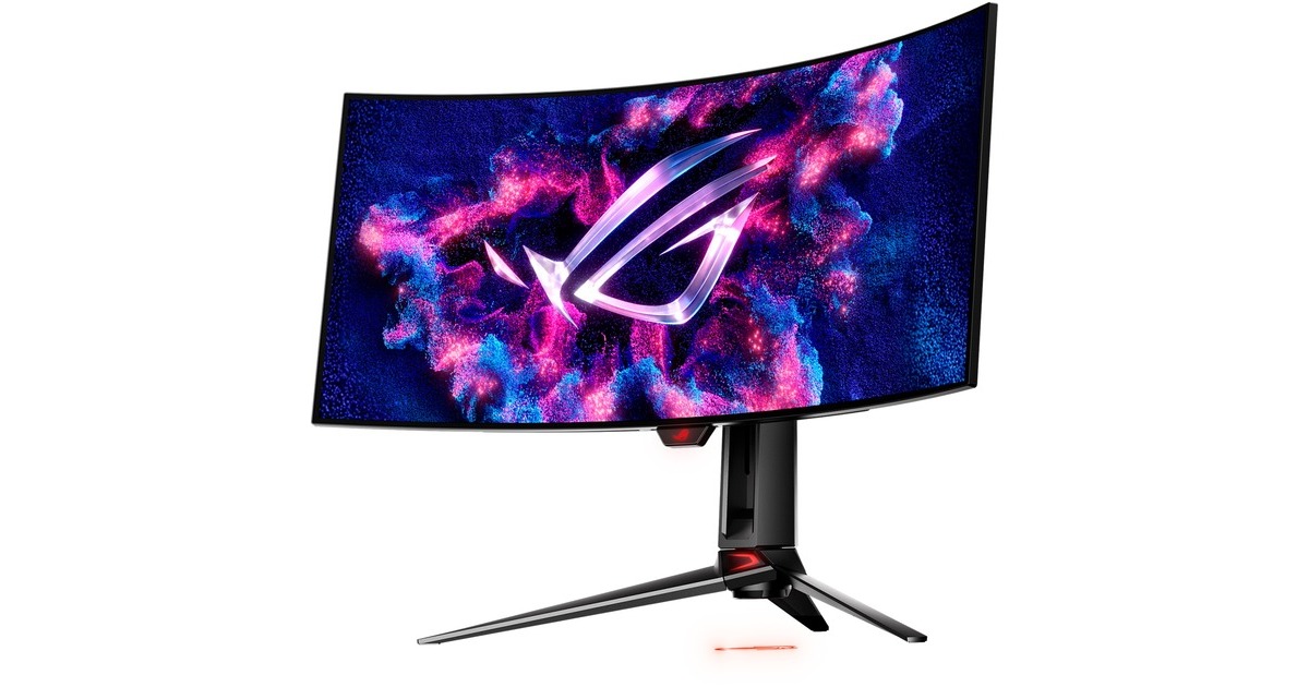 ASUS ROG Swift PG34WCDM, Gaming-Monitor(86 cm (34 Zoll), schwarz, WQHD, Curved, USB-C, 240Hz Panel)
