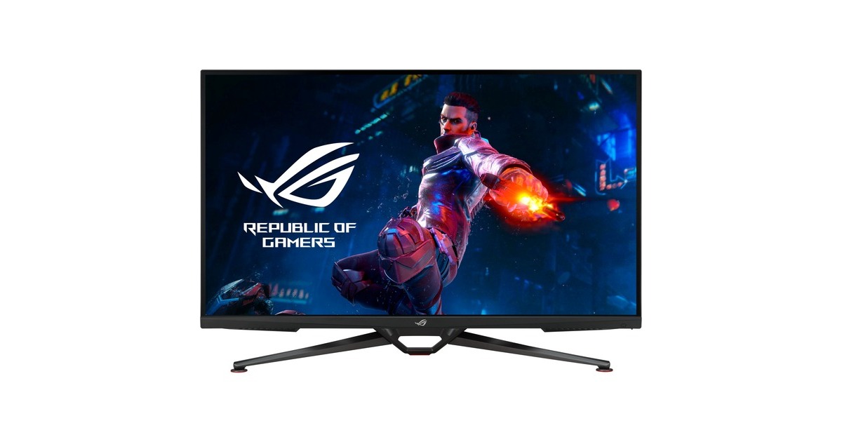 ASUS ROG Swift PG38UQ, Gaming-Monitor(97 cm (38 Zoll), schwarz, UltraHD/4K, HDR, HDMI 2.1, 144Hz Panel)