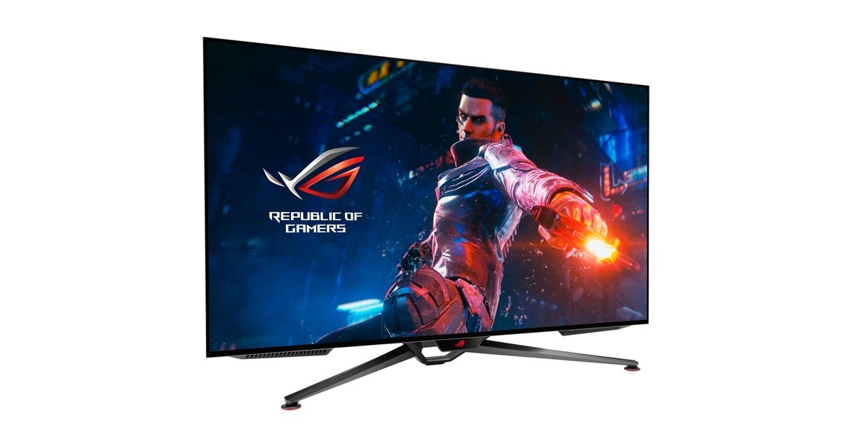 ASUS ROG Swift PG42UQ, OLED-Monitor(106 cm (42 Zoll), schwarz, UltraHD/4K, NVIDIA G-Sync, HDMI 2.1, 138Hz Panel) ASUS ROG Swift PG42UQ, OLED-Monitor(106 cm (42 Zoll), schwarz, UltraHD/4K, NVIDIA G-Sync, HDMI 2.1, 138Hz Panel)