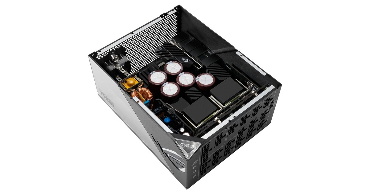 ASUS ROG THOR 1600W Titanium 1600W, PC-Netzteil(schwarz, mit Aura-Sync und einem OLED-Display, 1600 Watt)