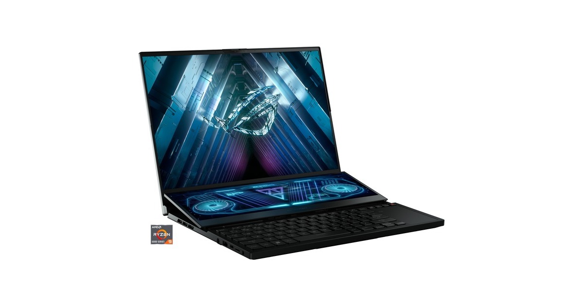 ASUS ROG Zephyrus Duo 16 (2022) (GX650RW-LO108W), Gaming-Notebook(schwarz, Windows 11 Home 64-Bit, 40.6 cm (16 Zoll) & 165 Hz Display, 2 TB SSD, Outlet)