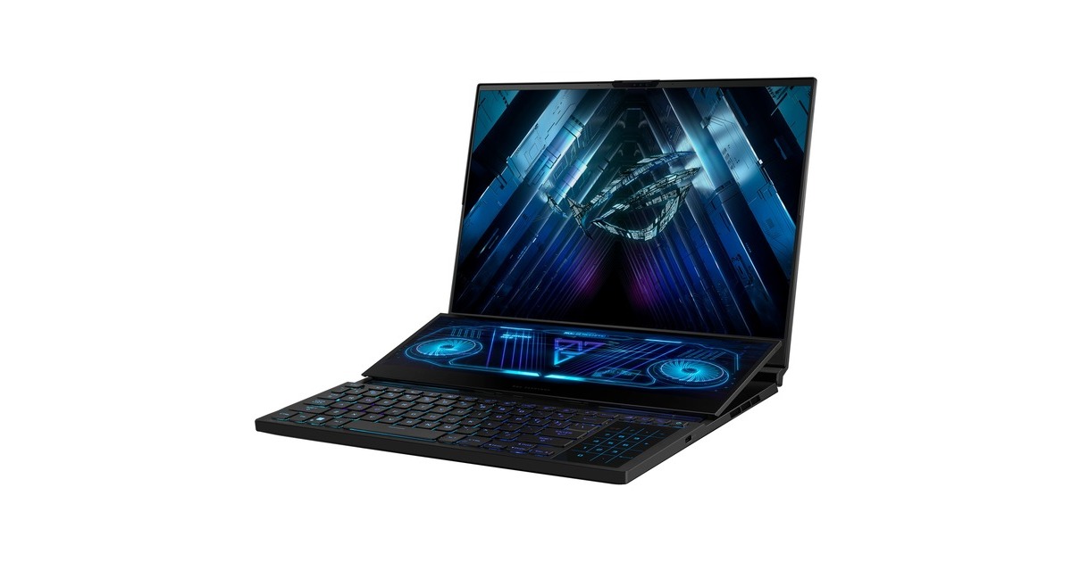 ASUS ROG Zephyrus Duo 16 (GX650PZ-NM030W), Gaming-Notebook(schwarz, Windows 11 Home 64-Bit, 40.6 cm (16 Zoll) & 240 Hz Display, 1 TB SSD)