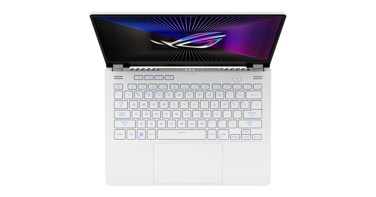 ASUS ROG Zephyrus G14 (GA402XY-NC020W), Gaming-Notebook(weiß, Windows 11 Home 64 Bit, 35.6 cm (14 Zoll) & 165 Hz Display, 1 TB SSD, Outlet)