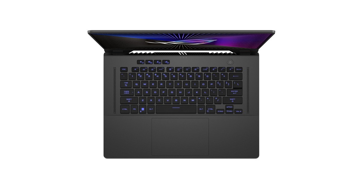 ASUS ROG Zephyrus G16 (2023) (GU603VU-N4006W), Gaming-Notebook(grau, Windows 11 Home 64-BIt, 40.6 cm (16 Zoll) & 240 Hz Display, 1 TB SSD)
