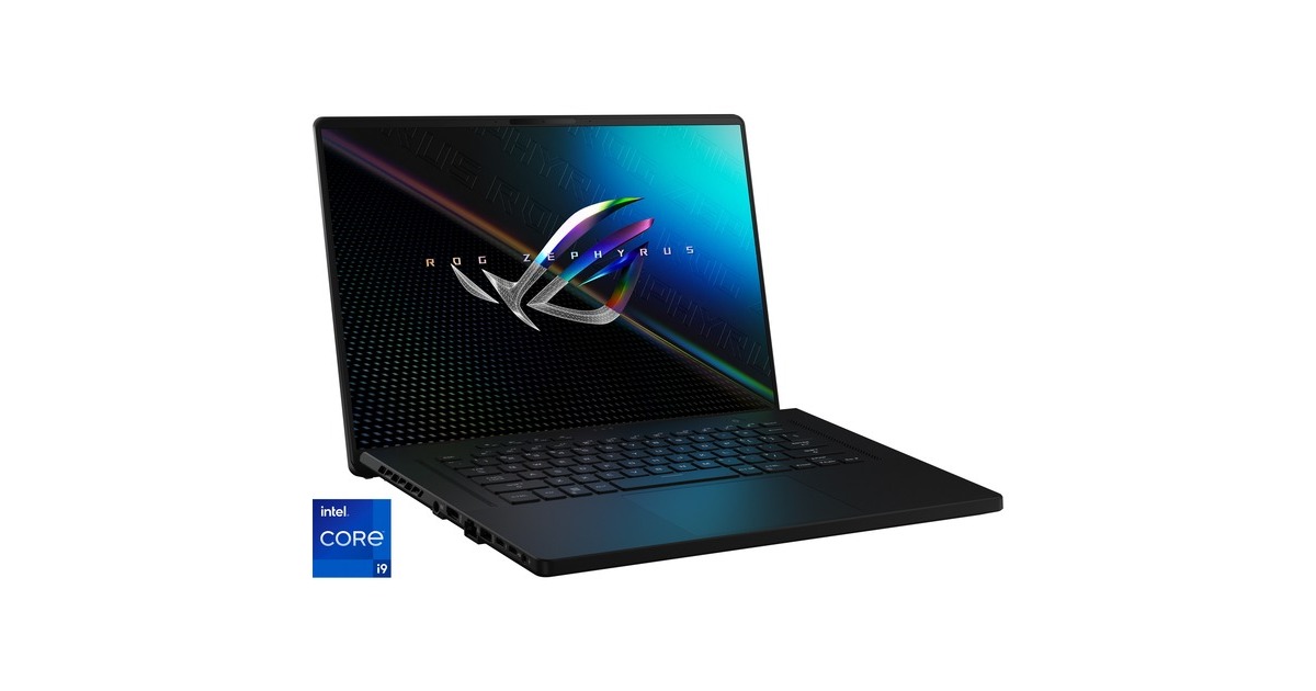 ASUS ROG Zephyrus M16 (2022) (GU603ZX-K8001W), Gaming-Notebook(schwarz, Windows 11 Home 64-Bit, 40.6 cm (16 Zoll) & 165 Hz Display, 2 TB SSD)